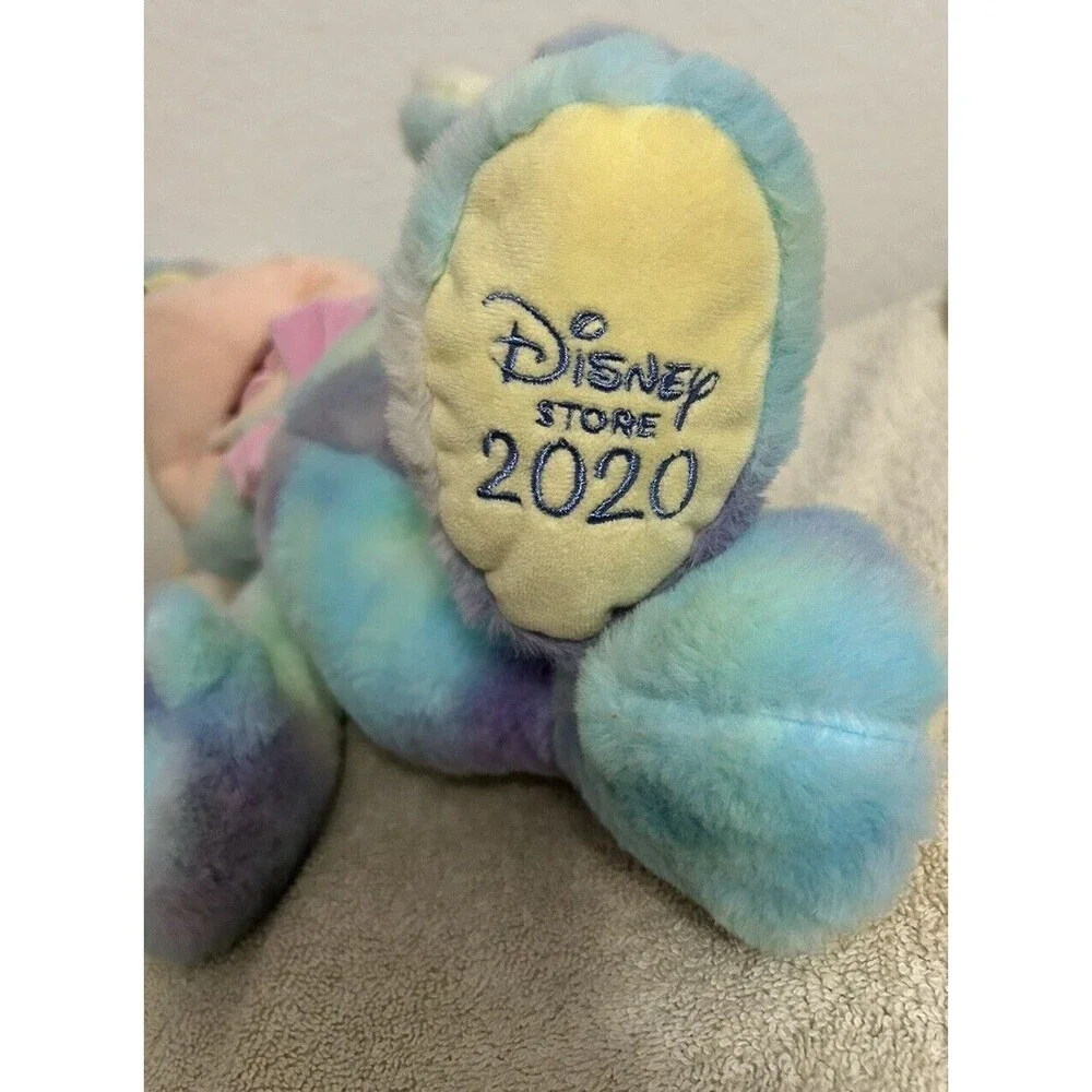Disney Store 2020 Tie Dye Mickey Mouse Plush Easter Bunny Suit Stuffed Animal
